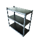 Steel Shelf Black Color 90mm* 40mm * 120mm Kitchen Ware Adjustable Rack manufacturer