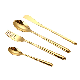  Wedding Cutlery Set Wedding Party Flatware Set Gold Copper Kitchen Accessories