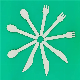 Restaurant Kitchen Takeout Disposable Spoon Fork Knife Compostable Bamboo Utensils Cutlery