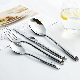  Festival Wedding Cutlery Set Wedding Party Flatware Set Gold Copper Kitchen Accessories