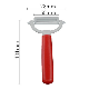 Kitchenware Apple Potato Vegetable Fruit Promotional Ceramic Peeler with Plastic Hand