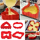  Heat Resistance Microwave Safe Baking Cake Mould Silicone Round Shape Cake Pan