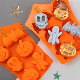  Nonstick Halloween Silicone Pumpkin Mold Cake Pan for Kitchen DIY