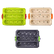  Wholesale 3 Cavity Non-Stick Cake Molds Rectangle Silicone Baking Pan