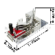 Premium Stainless Steel Fruit Slicer Restaurant Tomato Slicer Manual with Handle