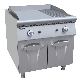 Function of Kitchen Equipment Gas Griddle (2/3 Flat, 1/3 Grooved) with Cabinet