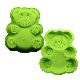  Cake Tools Silicone The Bear Pattern Bakeware Cake Muffin Round Tray Bundt Cake Pan Set Baking Silicone Molds