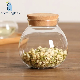  Round Ball Shape Glass Jars for Cookies Pickle Spice