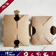  Fast Food Containers Custom Printed Kraft Lunch Fast Food Paper Box with Air Hole