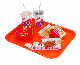 Plastic Fast Food Tray for Restaurant
