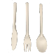  Biodegradabel Material PLA Spoon Polylactic Acid Fork Environmental Cutlery Sets