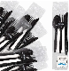  Wholesale 2in1 3in1 4in1 5in1 Disposable Plastic Cutlery Sets with Napkin for Food