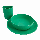  Bamboo Fiber Tableware Set Children′s Tableware Set Biodegradable Materials Customized Inner Box
