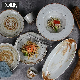 Nordic Porcelain Ceramic Crockery Plate Dinnerware Set