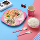  Wholesale High Quality Bamboo Fiber Kids Children Dinnerware Sets