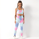  Long Sleeve Activewear Wear Workout Top and Leggings Logo Yoga Set