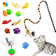  Wholesale Easy Collapsible Store Cat Shape Fun Channel Cat Tunnel Toy Set