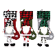  Wholesale Christmas Socks Decoration Long Feet Dolls Candy Bag Gift Stocking