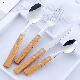  Classic Stainless Steel Cutlery with Wood Handle