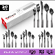  20 PCS Cutlery Sets Wholesale Stainless Steel Matte Black Tableware