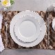 Wholesale Hospitality Porcelain Dinner Set White Hotel Tableware Set