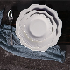 5% off White Embossed Dinner Ware Wedding Events Ceramic Plates