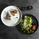  Black White Carbon Veins Chef Hotel Restaurant Dinnerware Dinner Plates