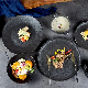  5% off Restaurant Supplies Black Porcelain Dinnerware Set Plate Black Chinaware Plates