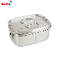  Insulated Food Storage Containers Leak Proof Custom Logo Stainless Steel Lunch Box for Office