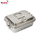  Double Layer Stainless Steel Lunch Box Insulation Food Container for Students Biodegradable Food Packing Lunch Box for Children