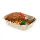  1300ml U Box Compostable Bagasse Biodegrade Food Eco-Friendly Take-out Carry-out Packing Lunch Box