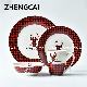  New Seasonal Christmas Decoration Dinner Plate
