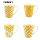  New Bone China Ceramic Coffee Mug with Golden Decals for Gift