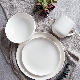  Deep Coup Shape Plain Color New Bone China Dinner Set