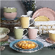  Hot Multicolor Hand Painted Ceramic Dinnerware Set, 16 Pieces Set of 4 Stoneware Dinner Set with Dinner Plates, Salad Plates, Bowls, Mugs