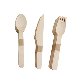 Eco Friendly 160mm Cutlery Wood Forks Spoons knives in Bulk manufacturer