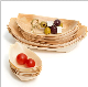  Eco-Friendly Chinese Wooden Boat Food Container for Party