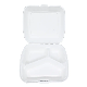 Custom Fast Food Container Sugarcane Bagasse Biodegradable Clamshells manufacturer