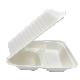  Eco-Friendly Disposable Sugarcane Bagasse Pulp Clamshell