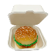  Disposable Biodegradable Sugarcane Lunch Box Bagasse Tableware Pulp Clamshell