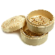Hot Selling Dim Sum Bamboo Steamer Handmade 10 Inch Reusable manufacturer