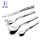  Wholesale Restaurant Hotel Kitchen Knife Spoon Fork Silver Hammer Handle Flatware Stainless Steel Cutlery