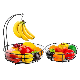  Custom 2 Tier Countertop Black Wire Fruit Vegetable Bowl Storage Basket with Banana Hanger