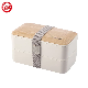  Wholesale Cheap Office Bento Food Container Box 2 Compartments Japanese Lunch Box