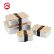  Office Sushi Food Safe Mutiple Dividers Bento Lunch Box with Bamboo Lid