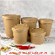  Easy Take Food Away Disposable Kraft Paper Hot Soup Cup with High Quality