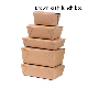  Custom Printed Take Away Disposable Paper Japanese Food Take out Boxes