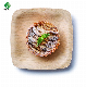  Natural Disposable Round and Square Bamboo Plates for Party/BBQ/Picnic