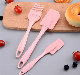  Heat-Resistant Silicone Scraper Spatula Brush Spatula Set