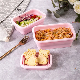  Silicone Lunch Box Collapsible Folding Food Storage Box Container with BPA Free Lids